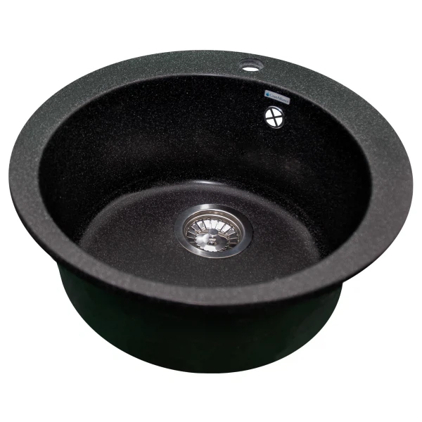 

мойка кухонная из искуственного мрамора granalliance 50 ga-11 (308 черный)