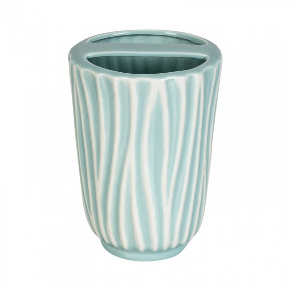 

стакан для зубных щеток настольный tiffany fora керамика for-tif042, Голубой