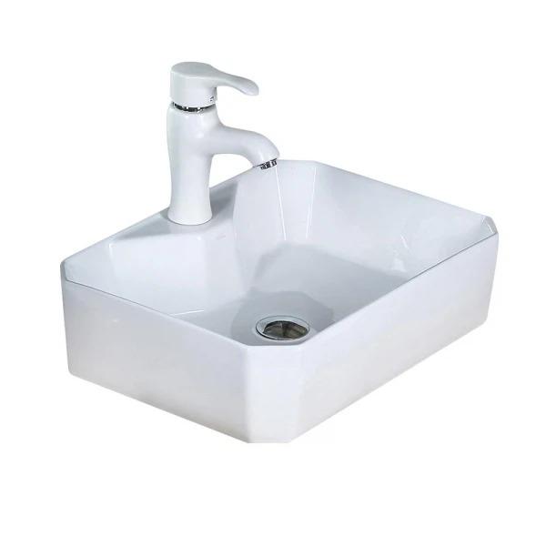

раковина накладная melana 7291-805, Белый