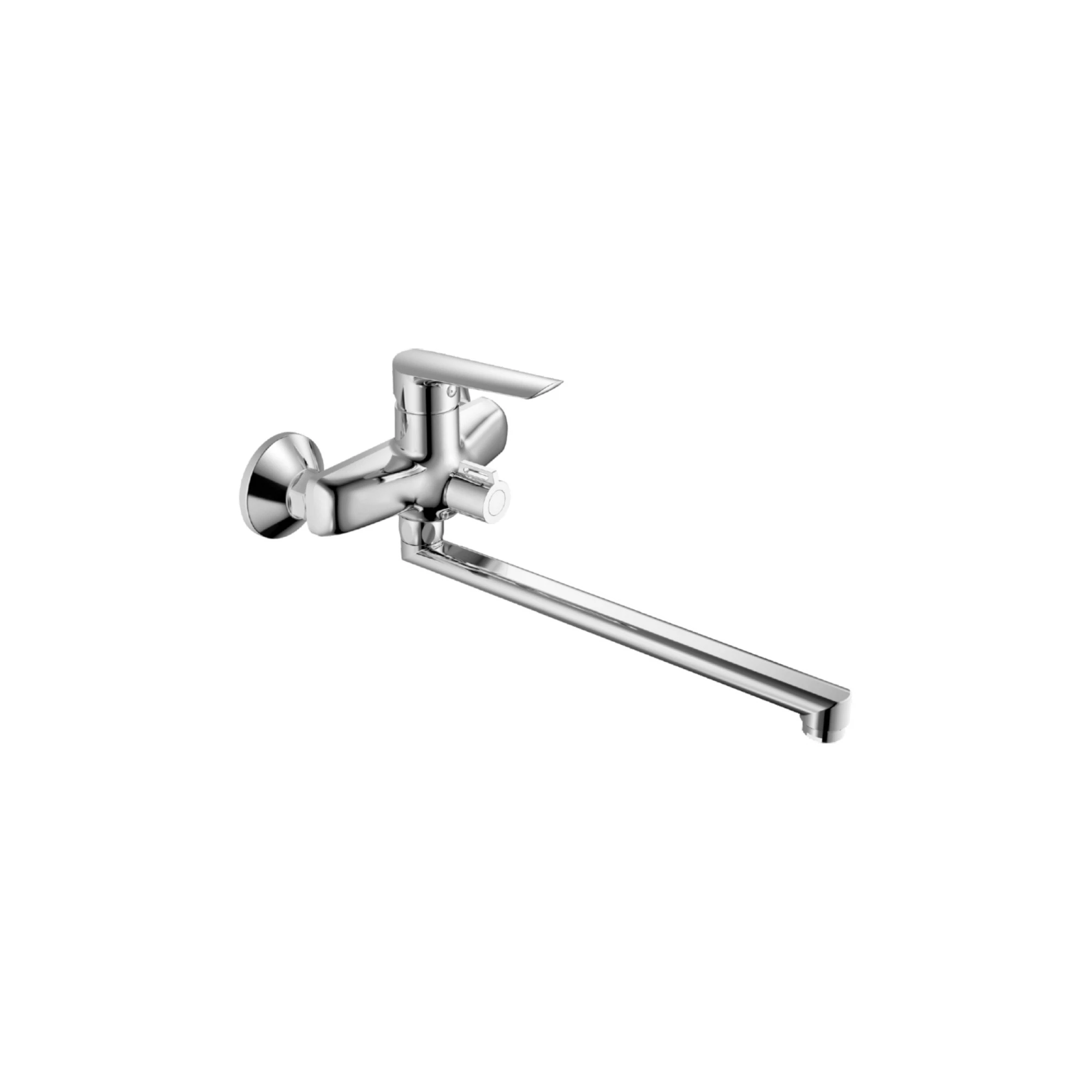 Изображение товара Рычажный смеситель для ванны с душевым набором ESKO Lagos 32.2 см хром Россия