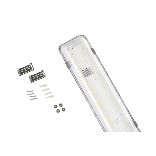 Фото Светильник светодиодный линейный сириуса 36вт 6500к 3200лм 1200мм ip65 tp-1200-36w-slim-pr-65k