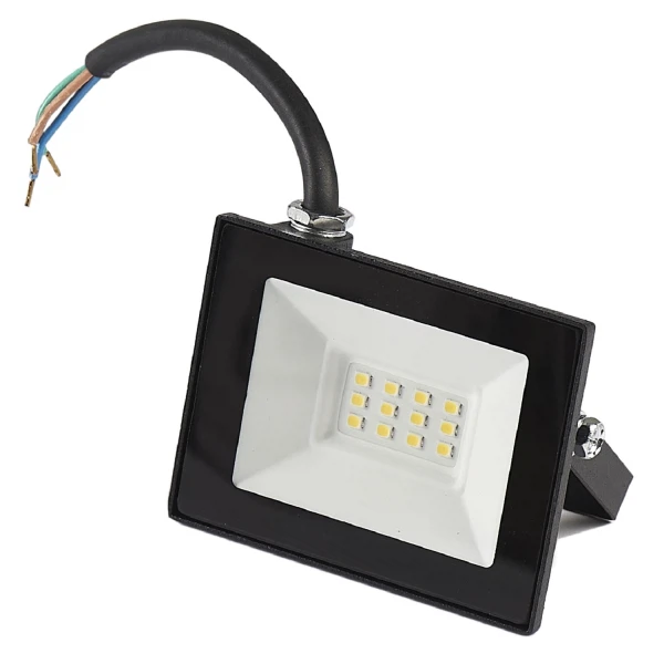 Фото Прожектор светодиодный сириуса 20вт 6500к 1600лм ip65 черный sfl-20w-b-65k-3