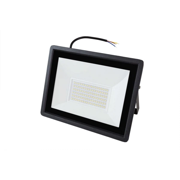 Прожектор светодиодный сириуса 150вт 6500к 12000лм ip65 черный sfl-150w-b-65k-3