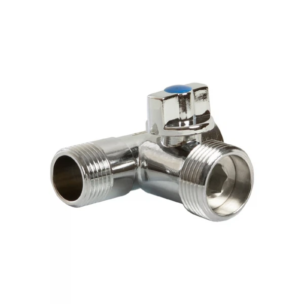 Кран 3-ппрох шаровой 1/2'' - 3/4'' - 1/2''