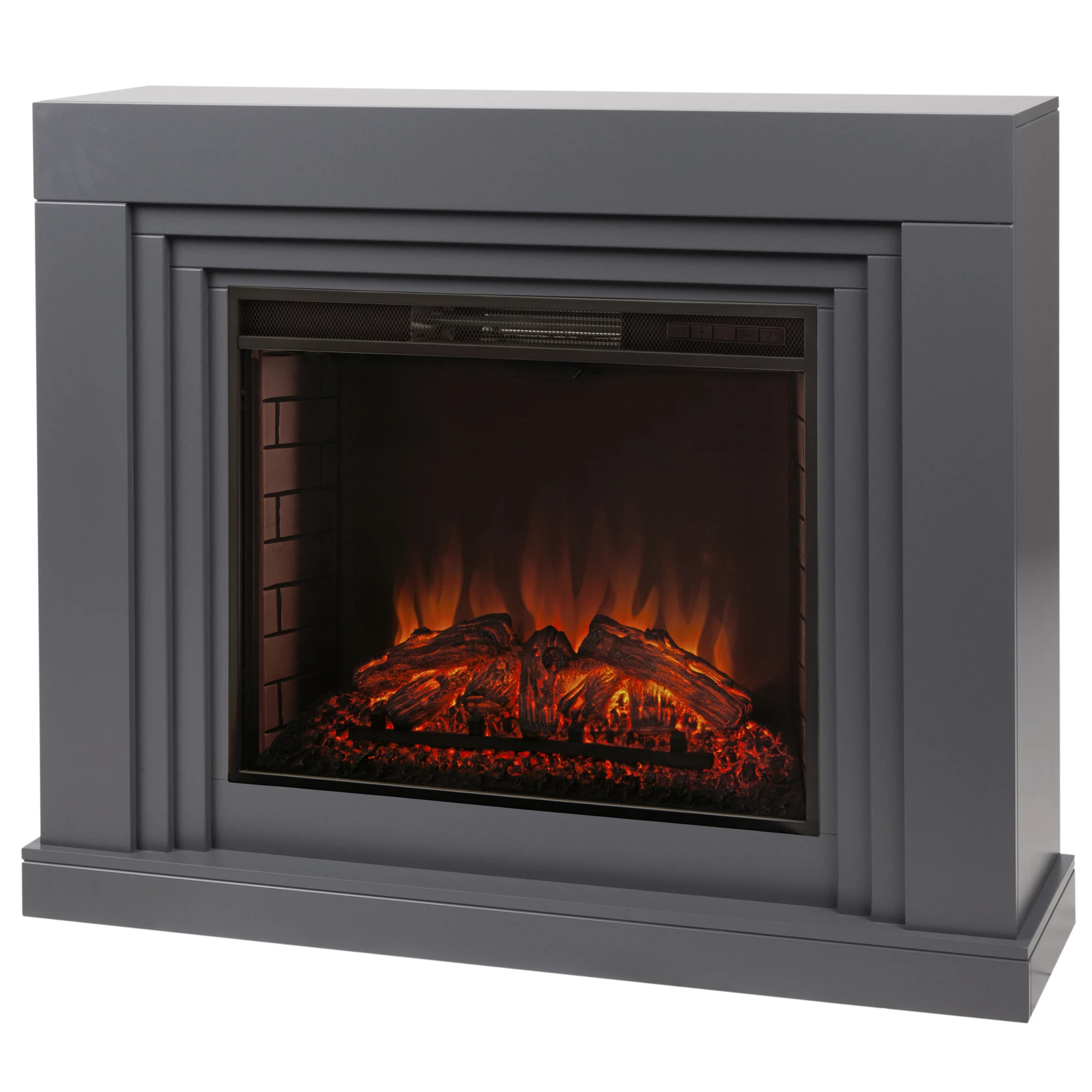 Изображение товара Электрический камин-комплект Realflame Stanley 26 с IR обогревателем, стильный дизайн, управление, 