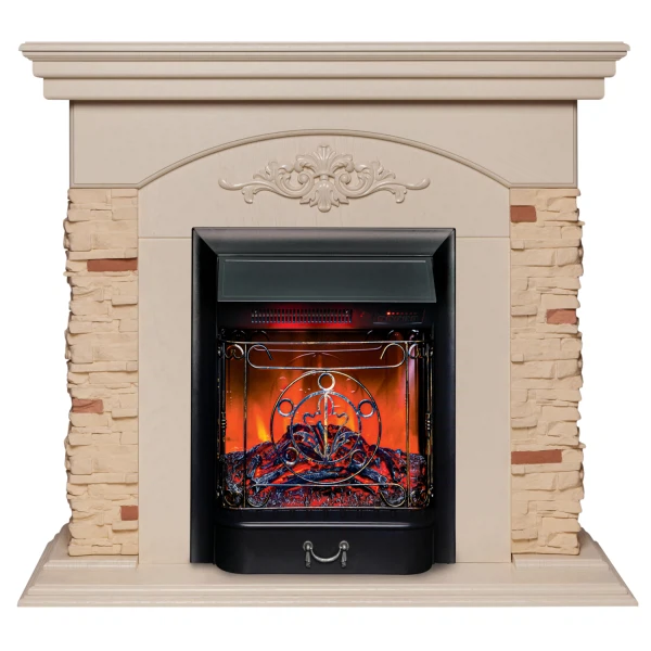 Фото Каминокомплект realflame neapolis std/eug wt + majestic lux bl 10019811