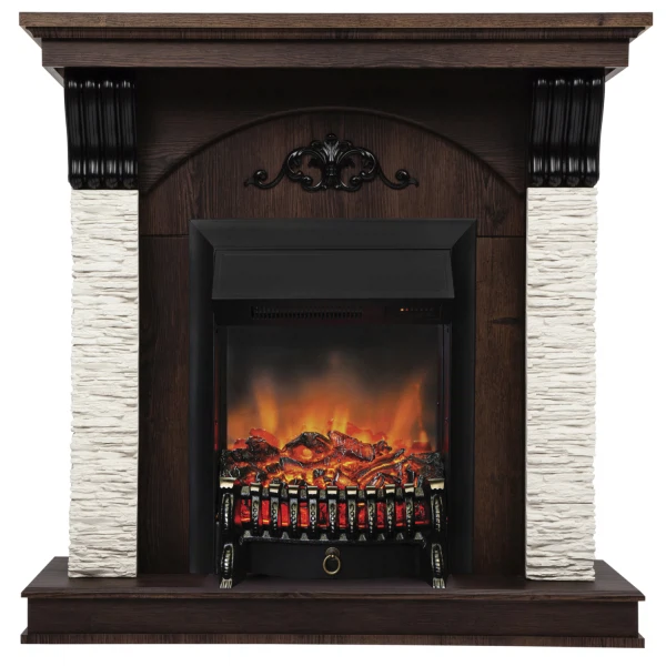 Фото Каминокомплект realflame corfino std/18 nt + fobos lux bl 10018070
