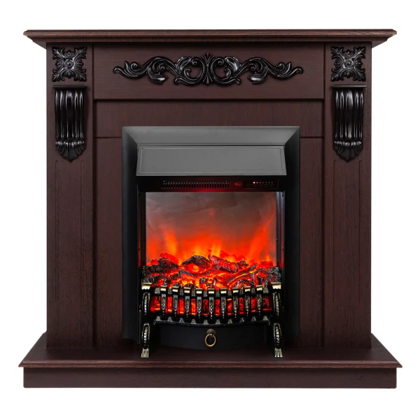 Фото Каминокомплект realflame dominica std/eug dn + fobos bl 10016126