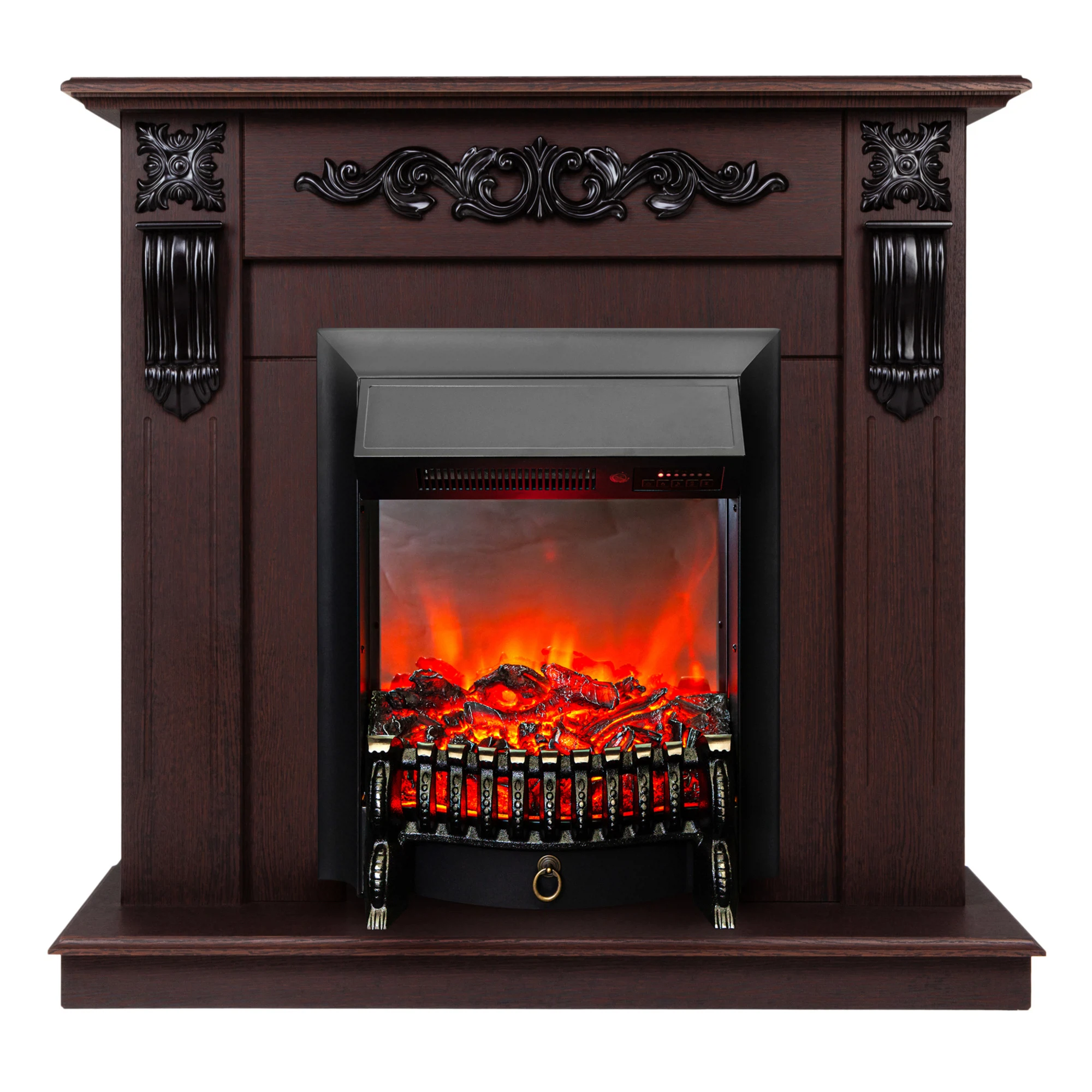 Изображение товара Электрокамин Realflame Dominica std/eug dn с эффектом пламени и звуком