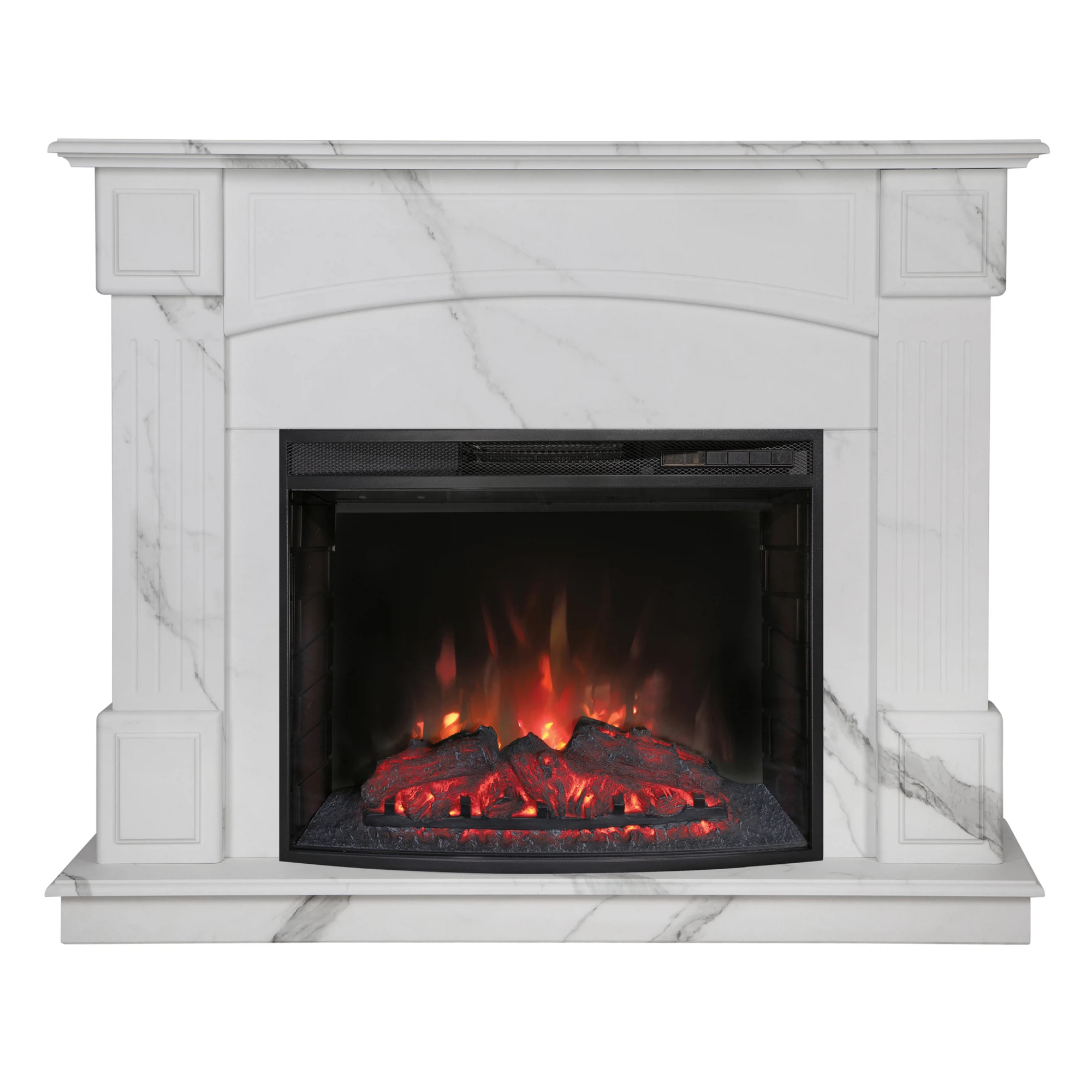 Изображение товара Каминокомплект Realflame Carolina marble 24/25.5 с функцией обогрева и имитацией пламени