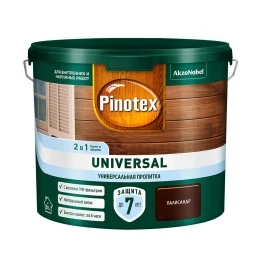 Универсальная пропитка для древесины 2 в 1 PINOTEX Universal палисандр 9 л