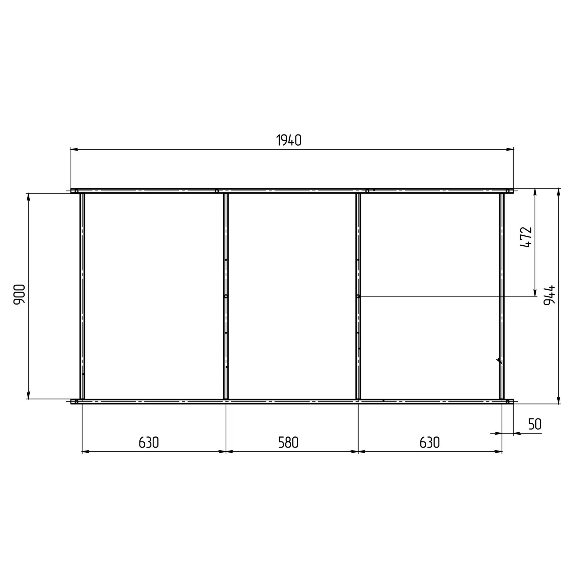 Изображение товара Каркасы Marka one  1.94х0.94 03пу2010