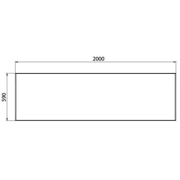 Фото Панель фронтальная  Marka One Flat 200 (на магнитах) 02фл20