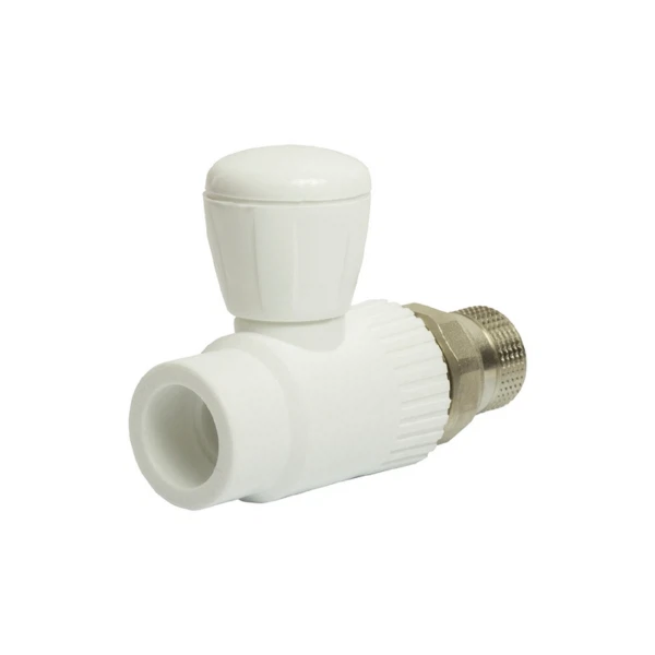

кран американка шар 25-3/4'' прямой ever plast белый ()