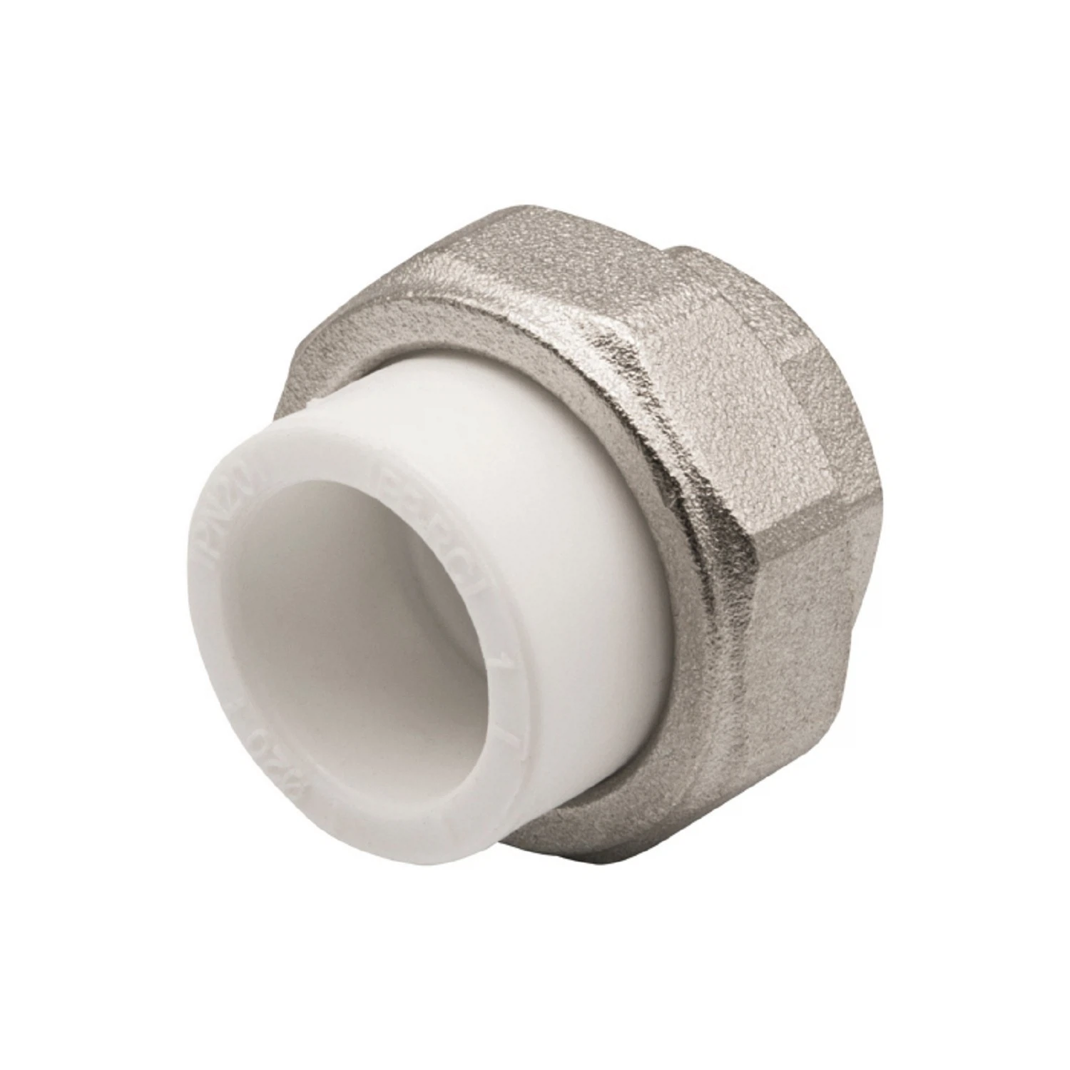Изображение товара Муфта комб. разъемная, вн 20х1/2" ever® plast  белый (россия)