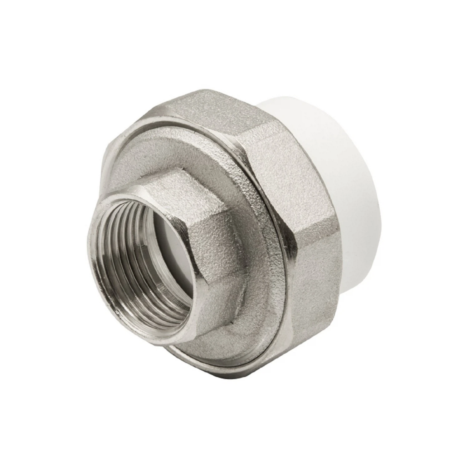 Изображение товара Муфта комб. разъемная, вн 32х3/4" ever® plast белый (россия)