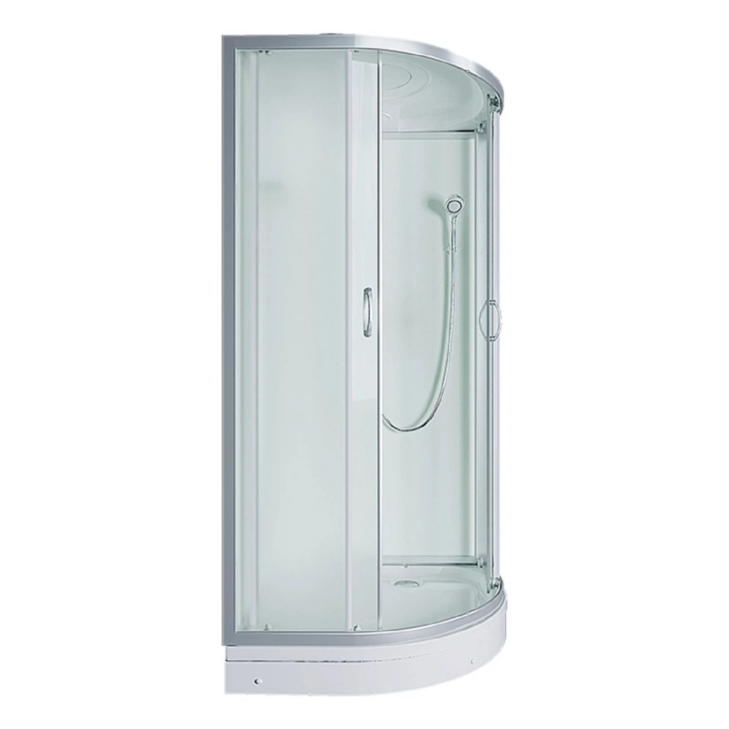Изображение товара Душевая кабина Erlit Comfort ER3508P-C3-RUS, 80х80 см, низкий поддон, с верхним душем