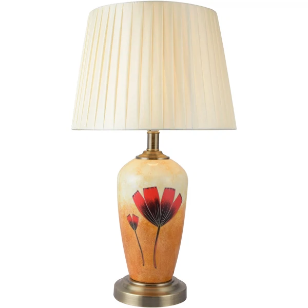 

лампа настольная toplight isabelle е27 40вт ip44 белый tl0315a-t