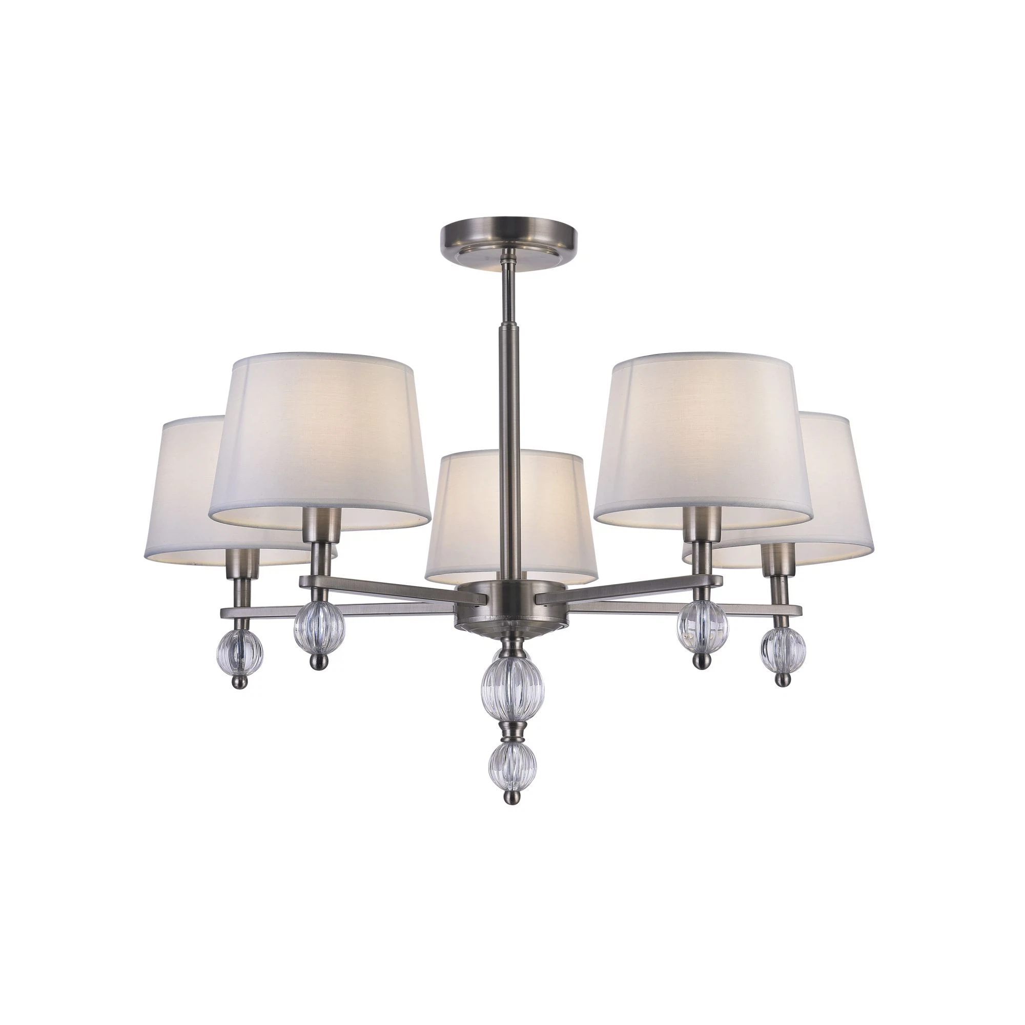 Изображение товара Люстра подвесная Freya Milena FR5679PL-05N Е14 5x60Вт IP 20 никель