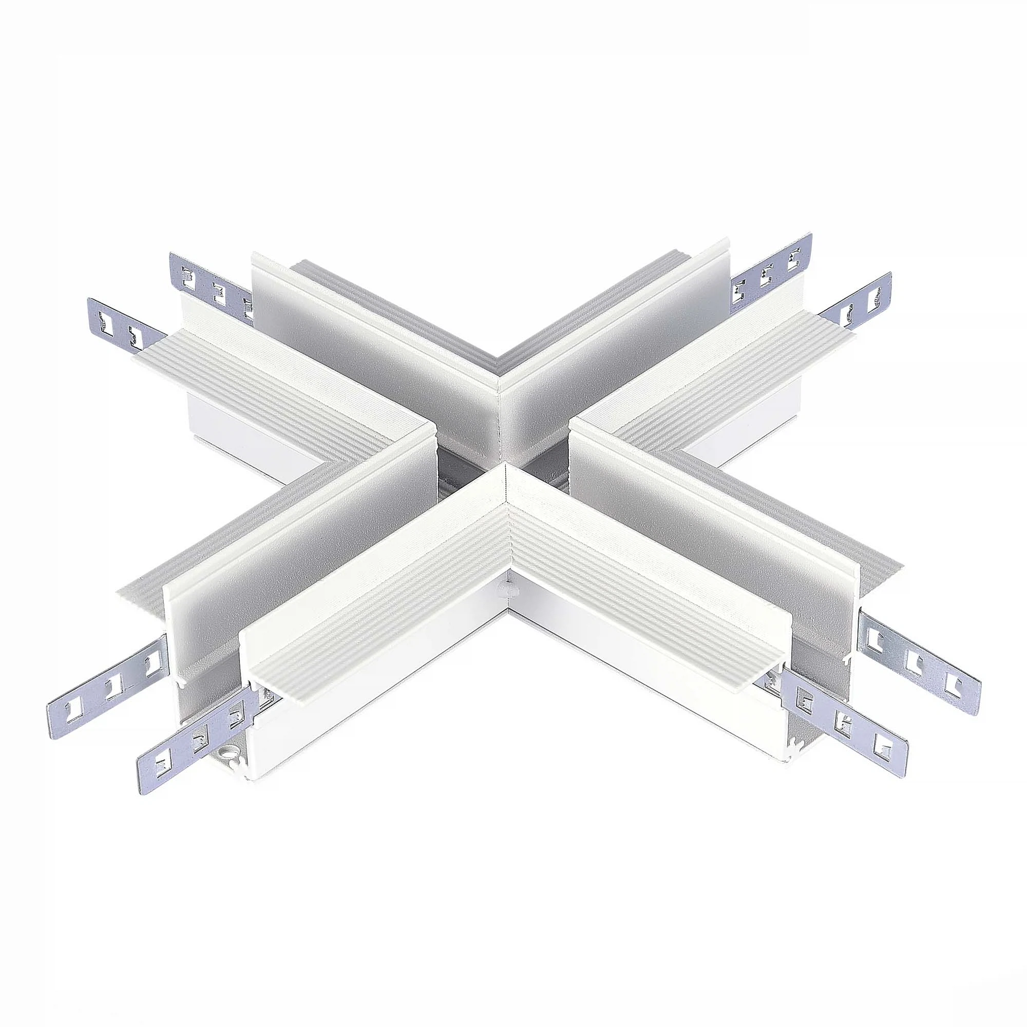 Изображение товара ST007.500.12 Коннектор X-образный для встраиваемого магнитного шинопровода под ГКЛ 12мм Изображение товара ST007.500.12 Коннектор X-образный для встраиваемого магнитного шинопровода под ГКЛ 12мм
