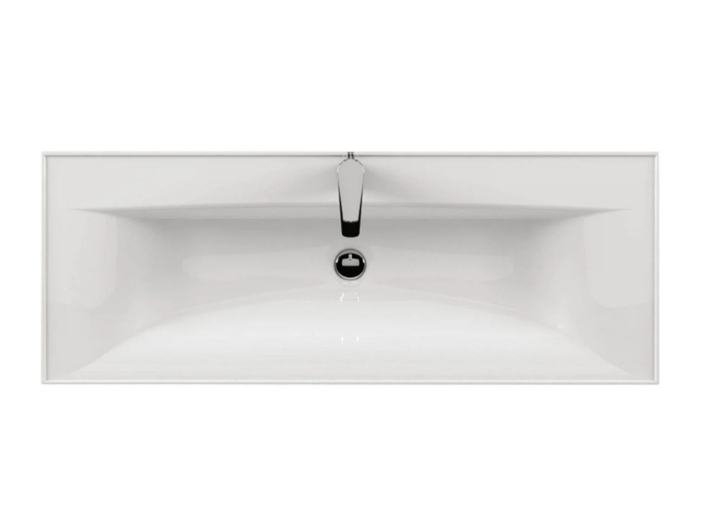 Изображение товара Раковина Aquaton Айрис 1A729631AG010 из литого мрамора прямоугольная