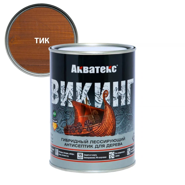 Антисептик акватекс викинг для дерева тик