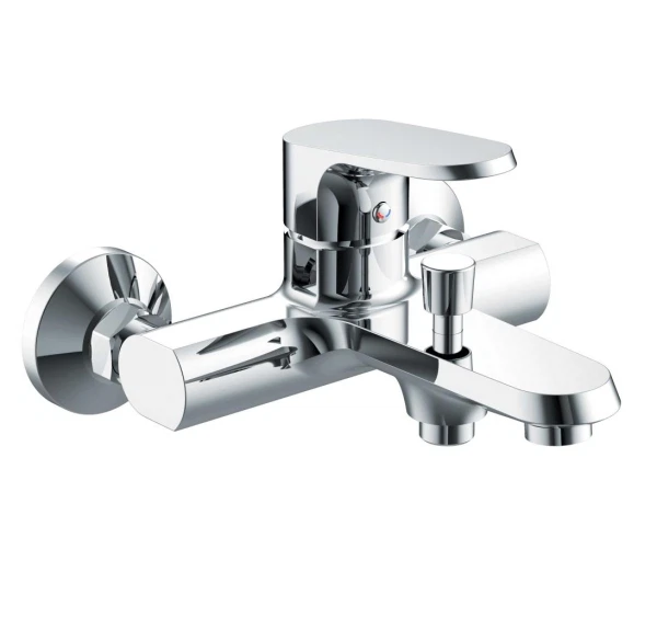 

смеситель для ванны c коротким изливом bravat pure f6105161c-01