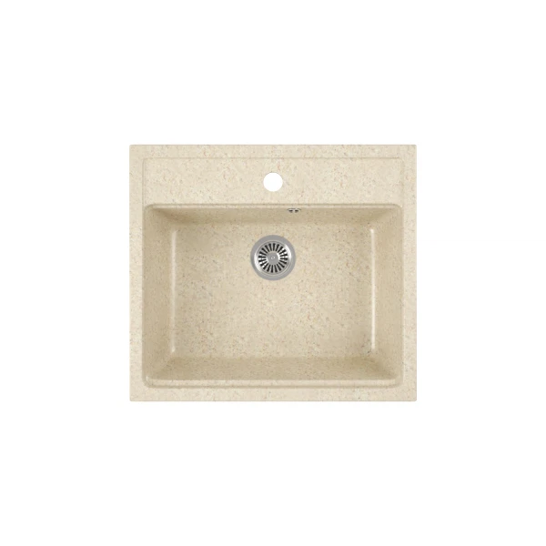 

мойка кухонная мраморная greenstone 56,5x50,5 grs-06-328 бежевый