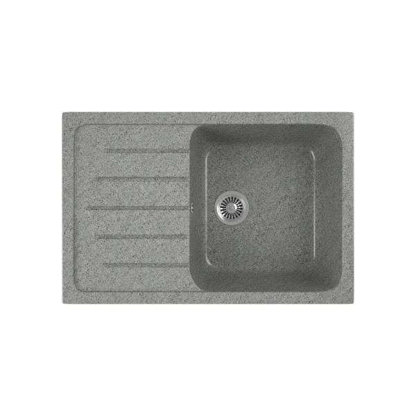 

мойка кухонная мраморная greenstone 75x49 grs-76-309 темно-серый