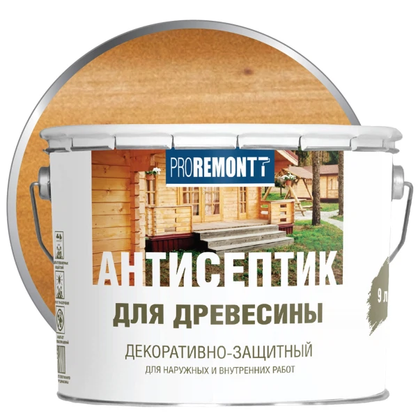 

деревозащитное средство proremontt орех 9л