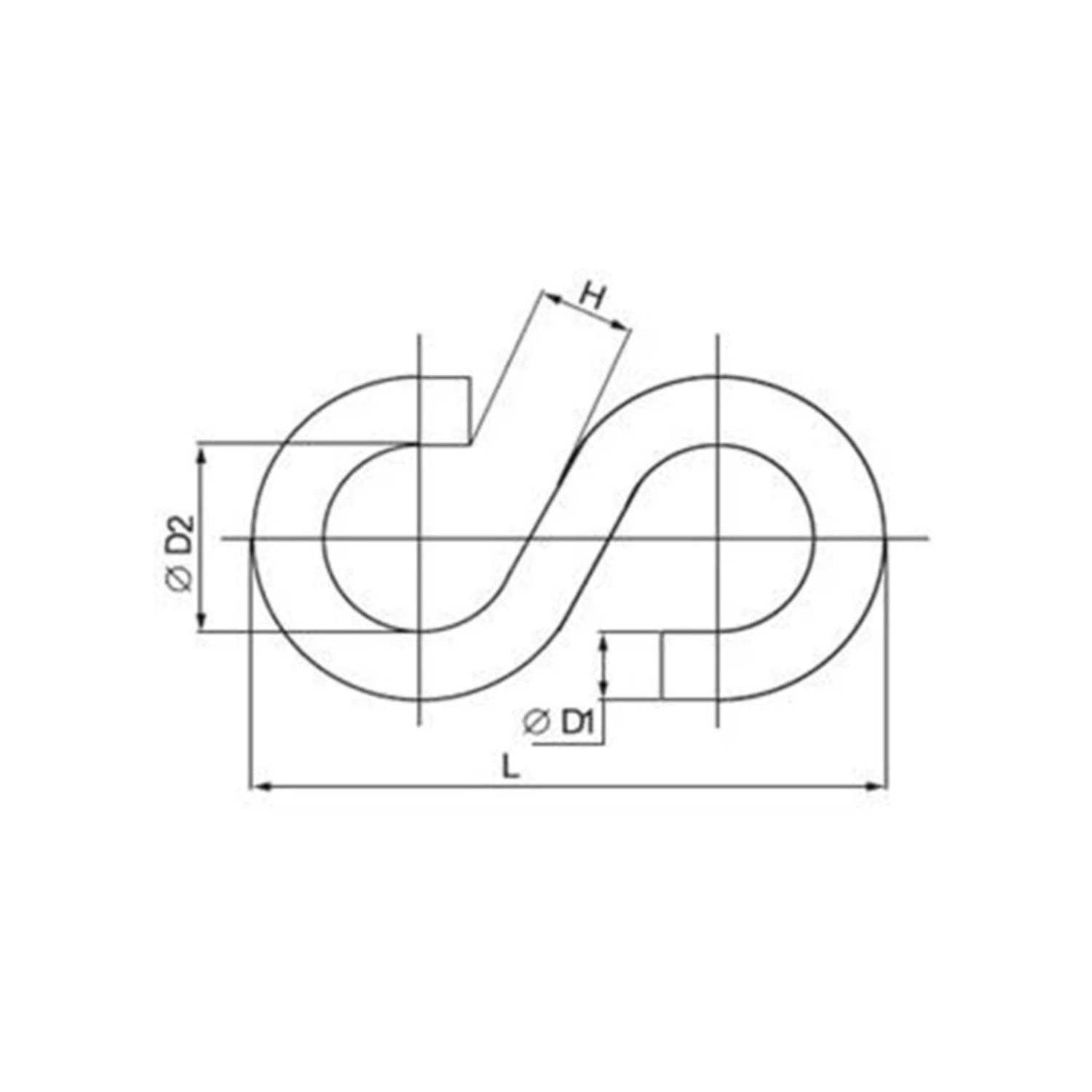 Изображение товара Крюк тип «s» 5