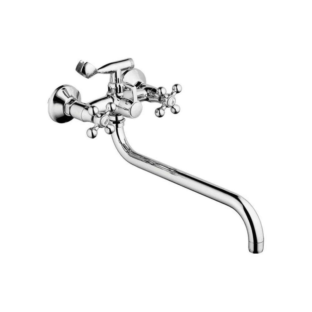 Изображение товара Смеситель для ванны Fashun A2208-2 с длинным изливом и функцией экономии воды