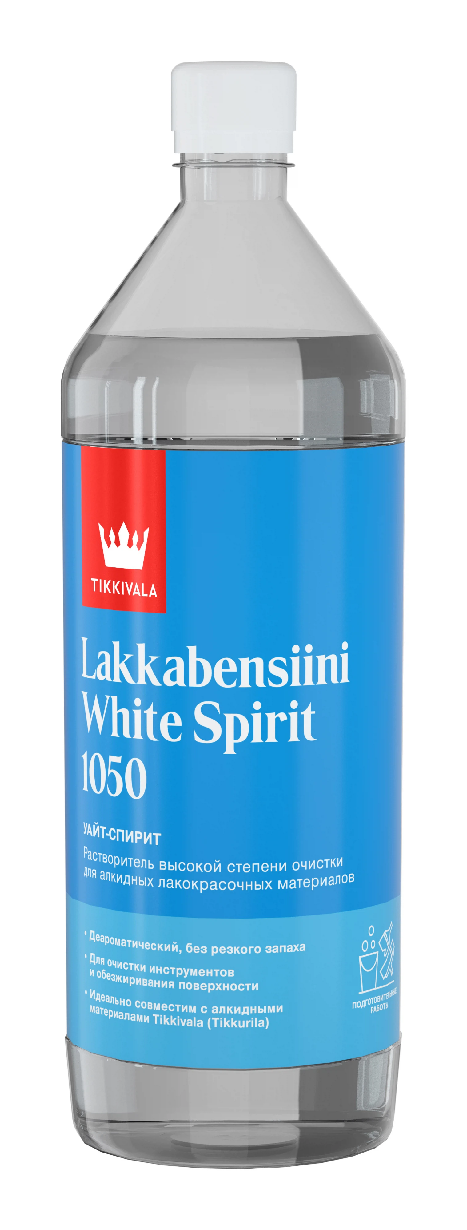 Изображение товара Растворитель Tikkivala White Spirit 1050 для разбавления красок и очистки инструментов Изображение товара Растворитель Tikkivala White Spirit 1050 для разбавления красок и очистки инструментов