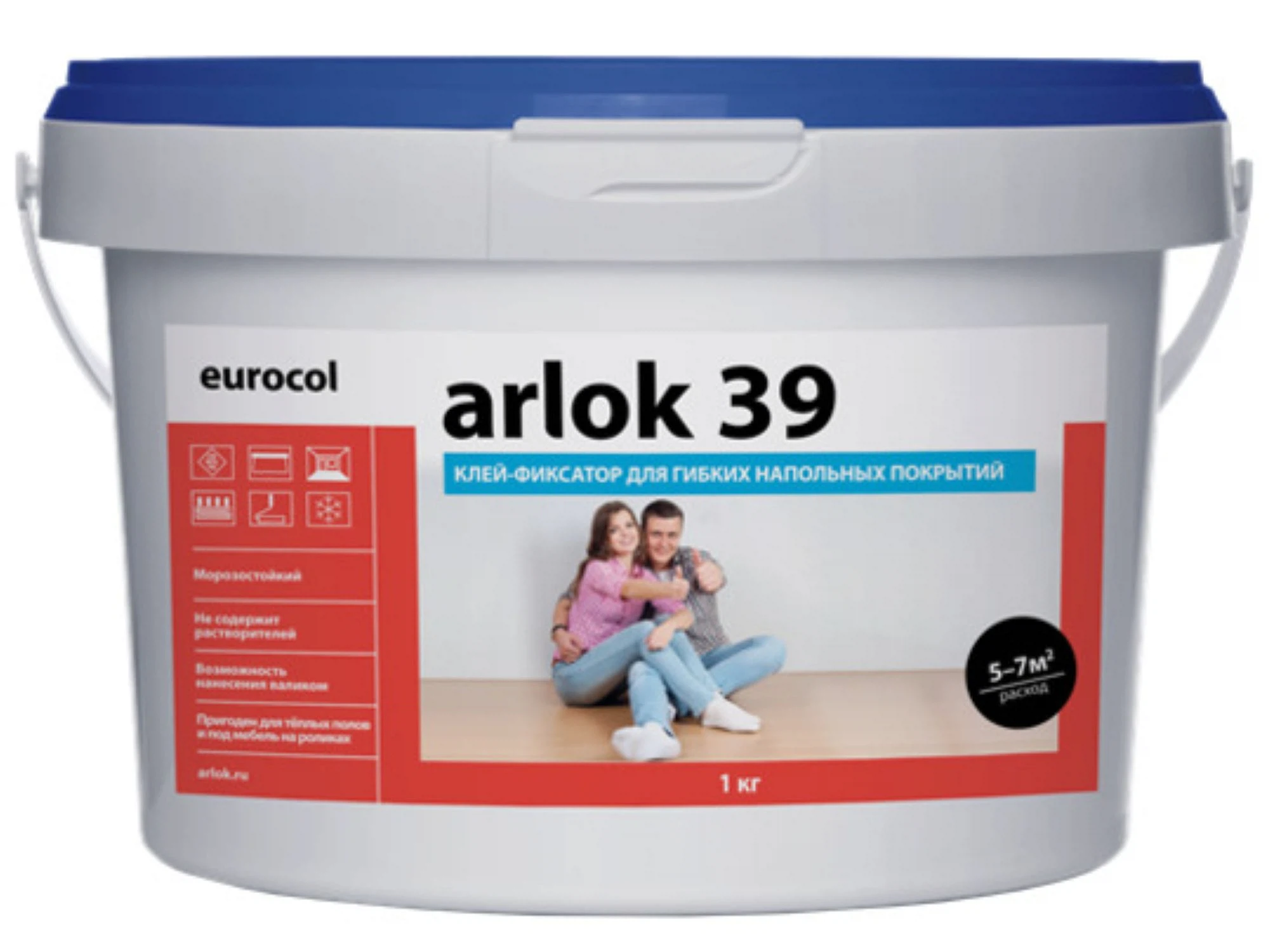 Изображение товара Клей для напольных покрытий Arlok 39 5 кг - водно-дисперсионный, морозостойкий Изображение товара Клей для напольных покрытий Arlok 39 5 кг - водно-дисперсионный, морозостойкий