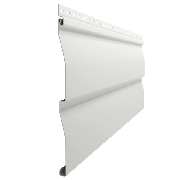 

сайдинг dcke standard d4,5d цвет пломбир, 3000х232 мм, Белый