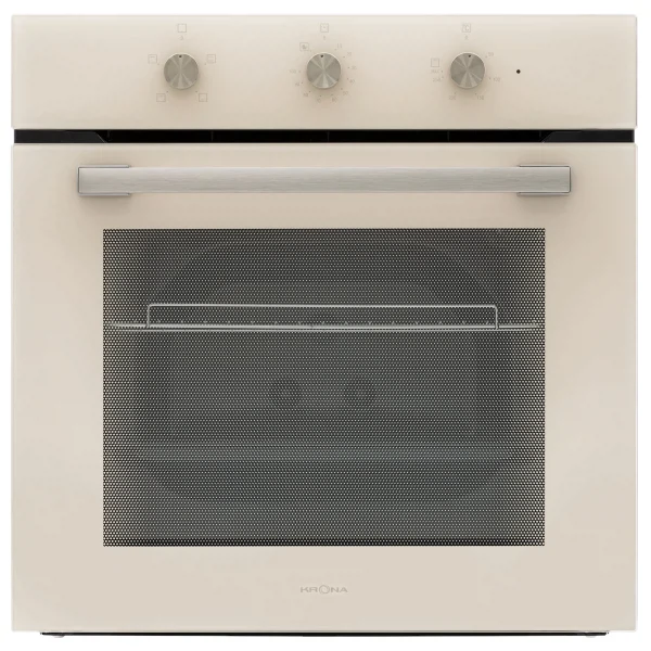 духовой шкаф электрический 60см бежеваый krona sera 60 iv