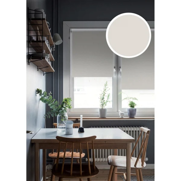 

штора рулонная blackout lux 37*170см кофейный 81742037170, Бежевый