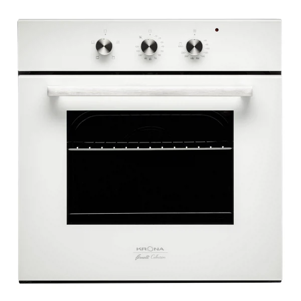 

шкаф встраиваемый духовой krona essenza 60 wh 00026340, Белая