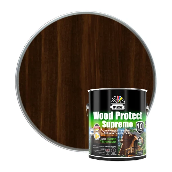 

"dufa" пропитка wood protect supreme, палисандр 2,5л