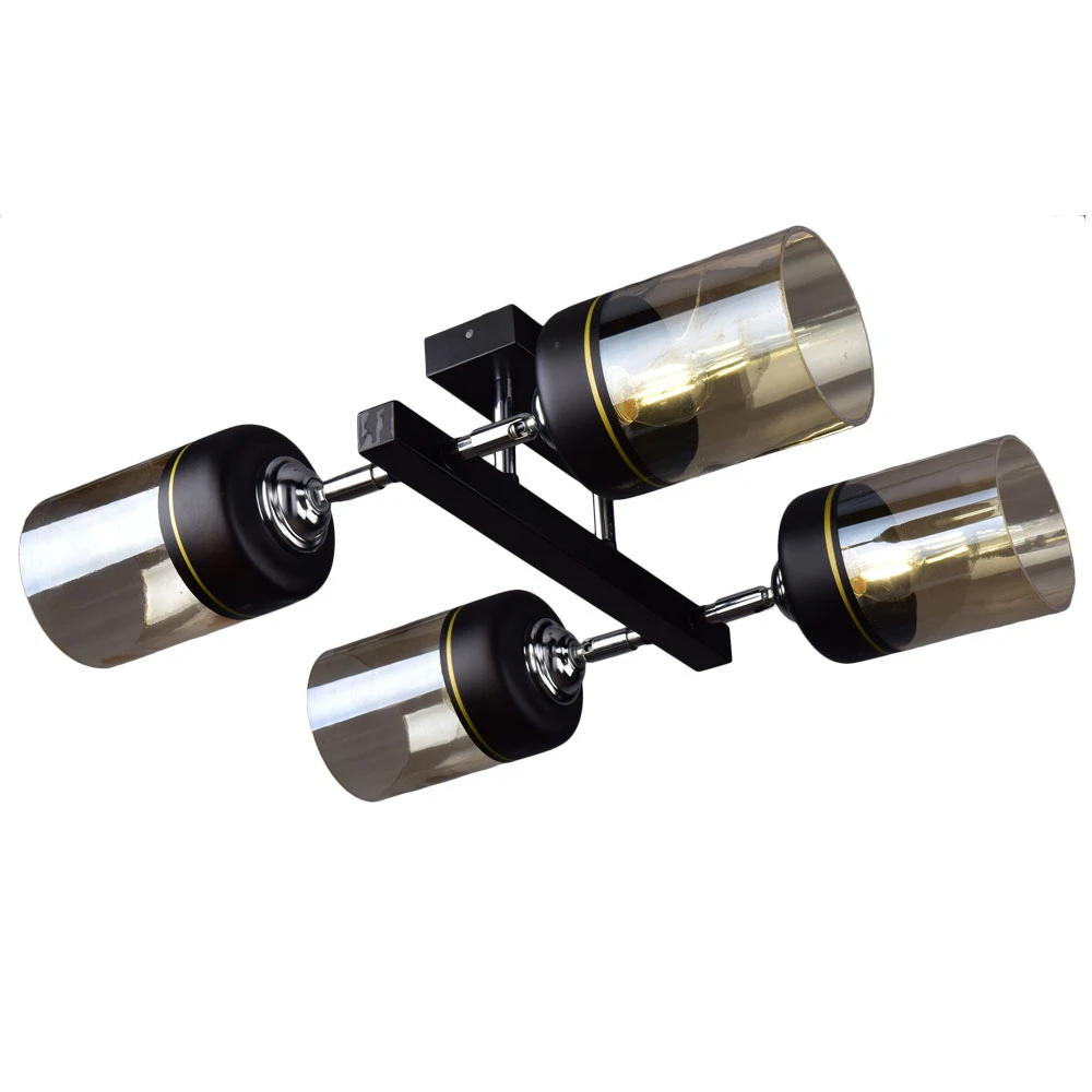 Изображение товара Потолочная люстра РОССвет 4х Е27 современный стиль, долговечная и яркая