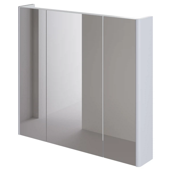 

зеркало-шкаф для ванной комнаты итана nais 90 880х150х800 ncs s 2002-b50g (серый), матовая