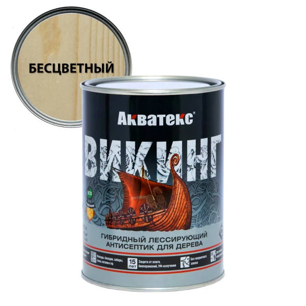 Антисептик акватекс викинг для дерева бесцветный