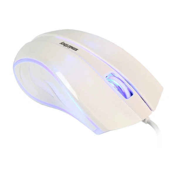 

мышь проводная smartbuy one 338 белая, с подсветкой (sbm-338-w)