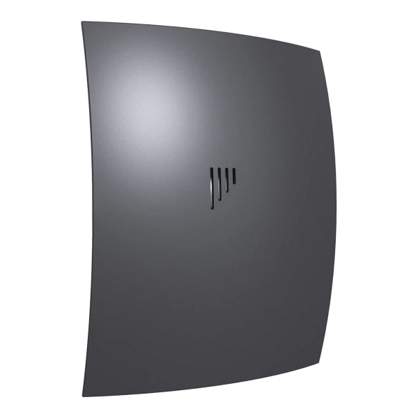 

вентилятор вытяжной осевой накладной 125мм breeze 5c dark gray metall, темно серый, обр.клап, diciti