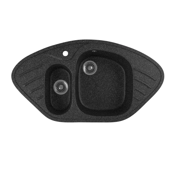 

мойка кухонная мраморная greenstone 95x51 grs-14-308 черный