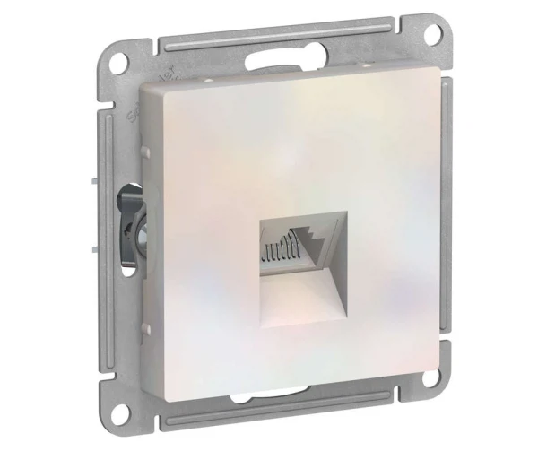 

розетка компьютерная rj45 (жемчуг, 1 пост) schneider electric atlasdesign atn000483, Бежевый