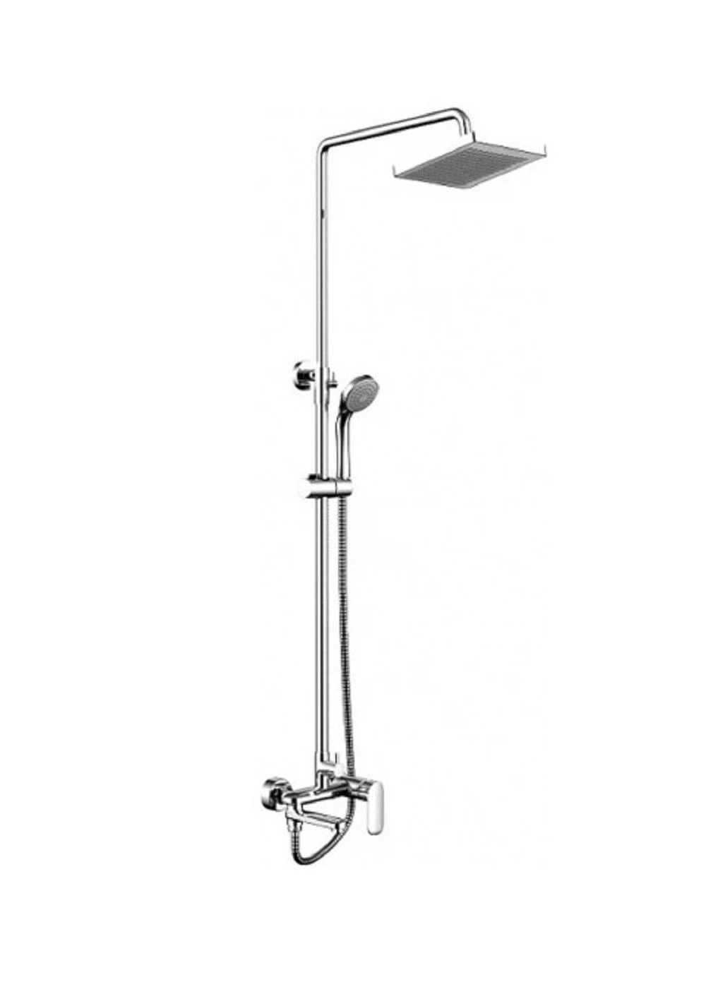 Изображение товара Душевая колонна со смесителем BRAVAT Opal F6125183CP-A-RUS, Германия