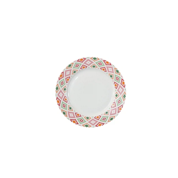 

тарелка обеденная 26.9см glaze red apollo фарфор glr-05
