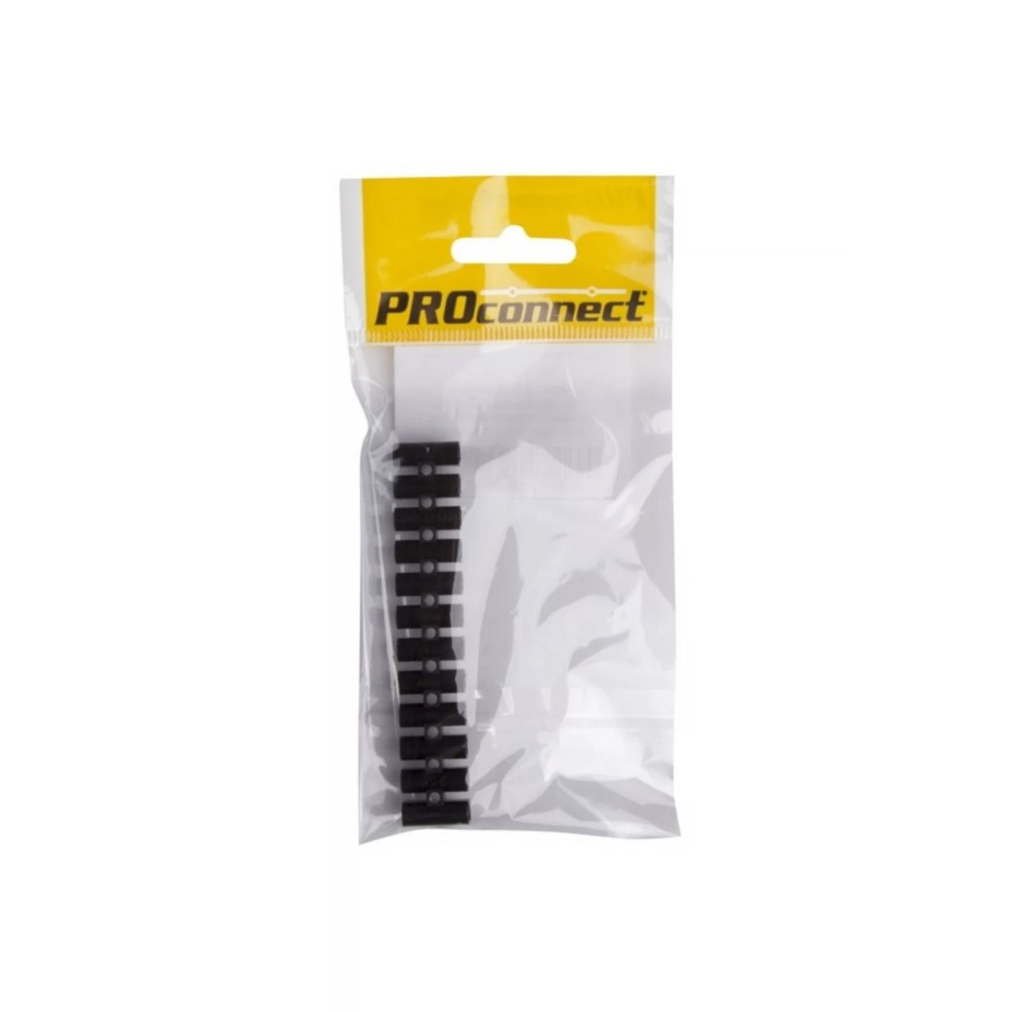 Изображение товара Колодка клеммная КВ-4 PROconnect, 3А, 4 мм², PP (полипропилен), черная, индивидуальная упаковка, 1 ш