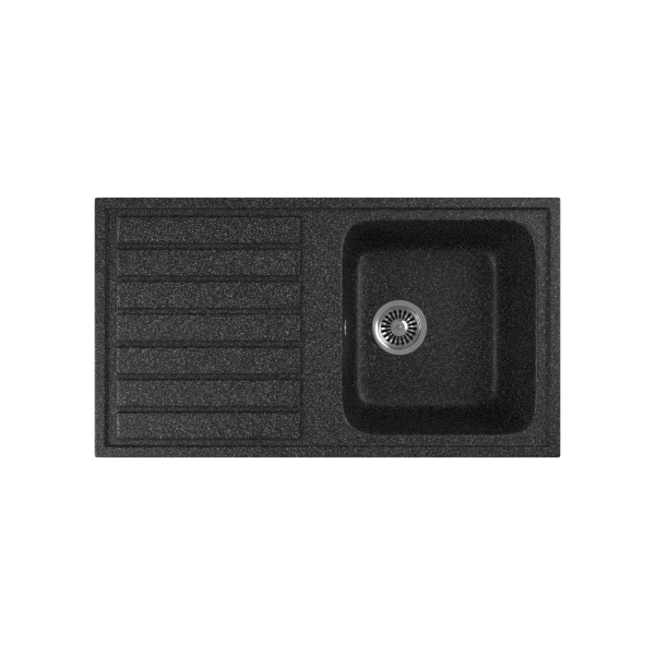 

мойка кухонная мраморная greenstone 76,5x43 grs-20-308 черный